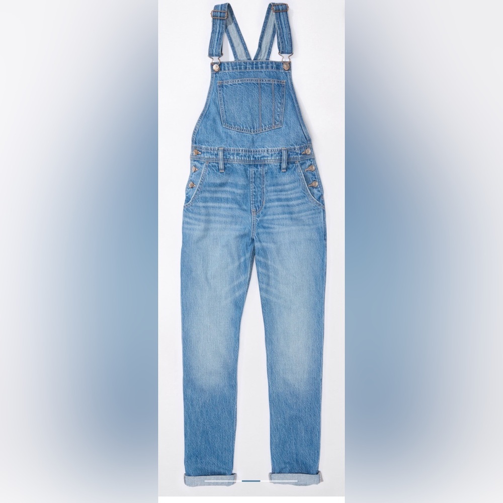✨AE Denim Tomgirl Overalls - XS